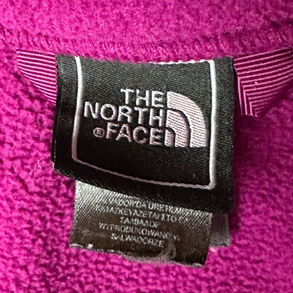 The North Face Girls Denali Jacket Purple size Large 14/16 - Picture 8 of 14